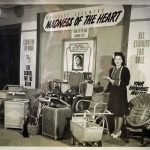 Black and white photograph showing products for sale made by students from the Hardman Street School for the Blind. Copyright John Breen, in the collection of the Museum of Liverpool MMM.2003.115