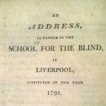 An address in favour of the School for the Blind in Liverpool